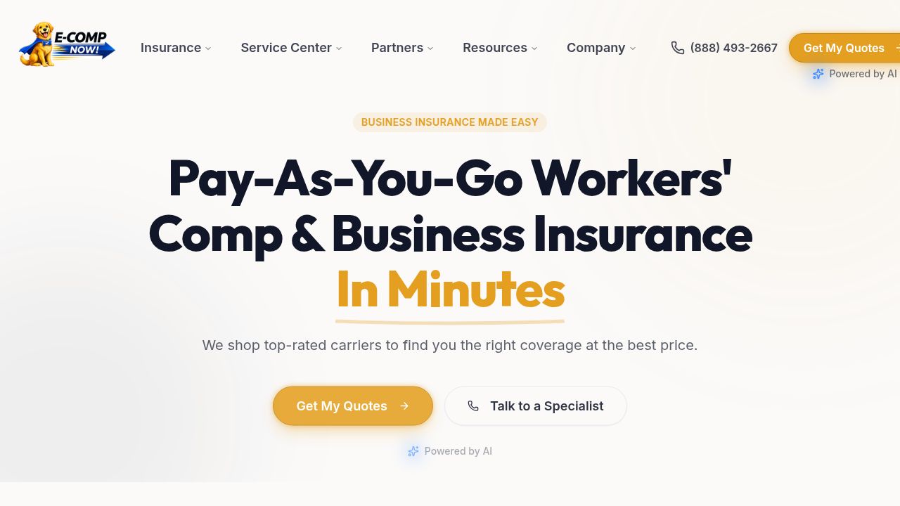 Paygo Workcomp Pay-As-You-Go Workers' Compensation Insurance | Small Business ...